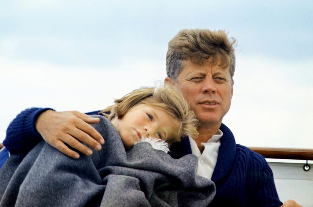 JFK and daughter Caroline