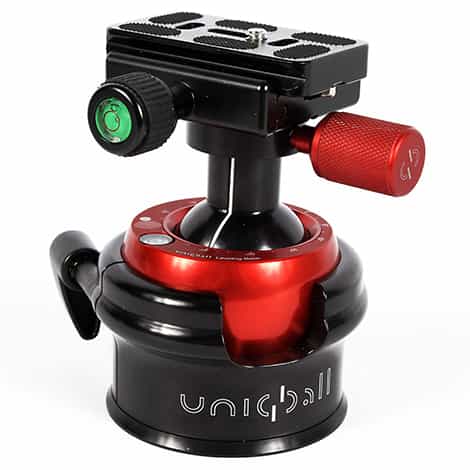 Uniqball UBH-45x compact tripod ball-head for large lenses