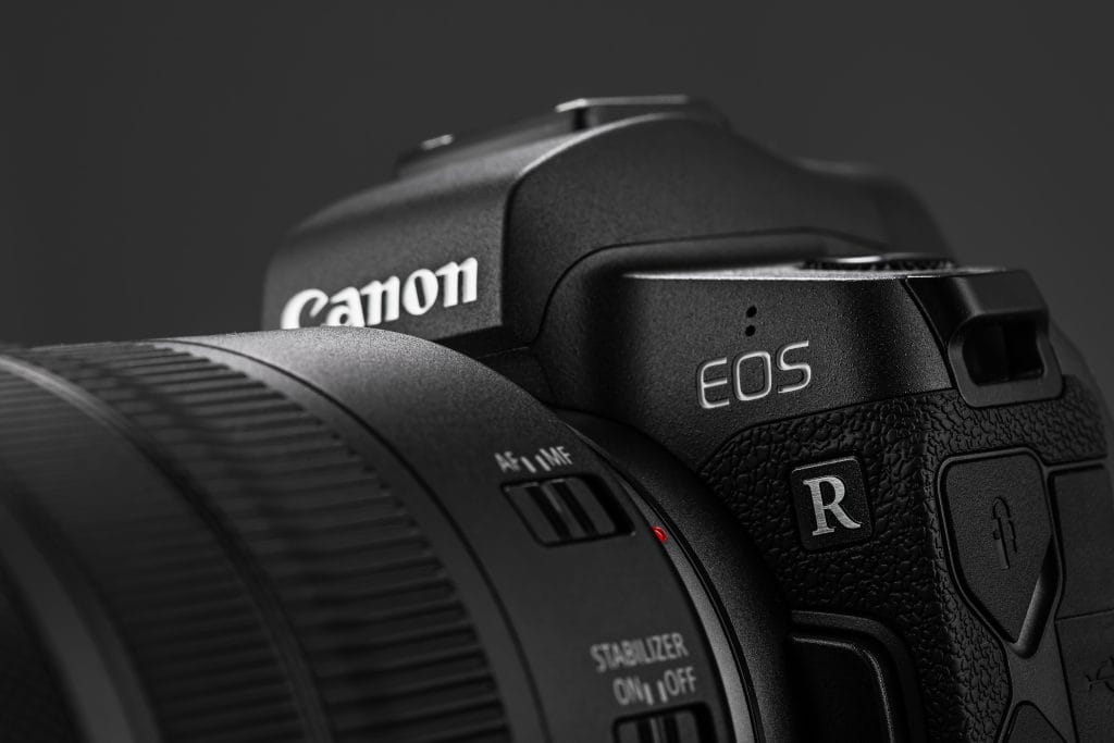 Canon EOS RP Camera up close